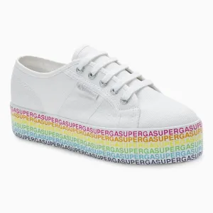 SUPERGA • 2790 COTU Mini Lettering Platform Sneakers
