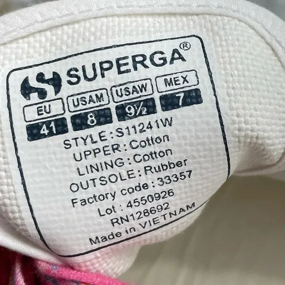 Superga X LoveShackFancy Floral Print Chunky Platform Sneakers