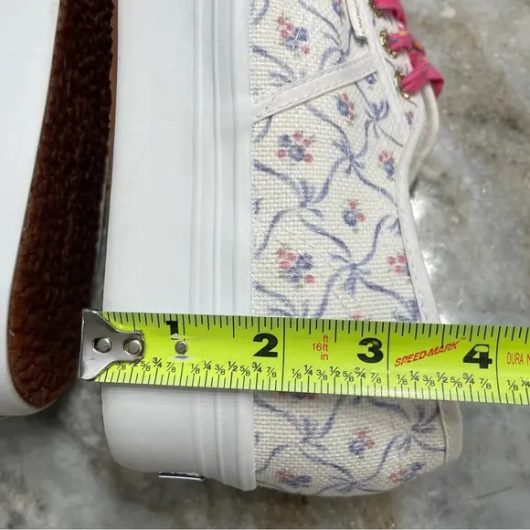 Superga X LoveShackFancy Floral Print Chunky Platform Sneakers