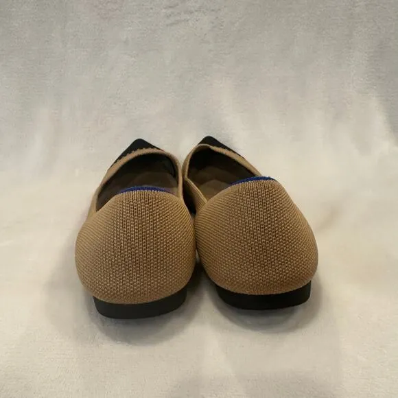 Tan Rothys sz 11 Pointed Toe Flats Tan Black Rothy Flats Rothys