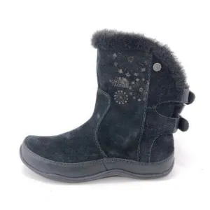 The North Face Black Leather Winter Boots 6