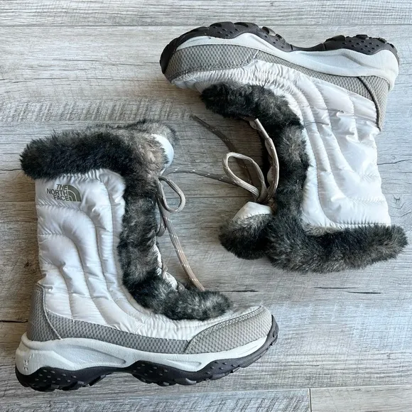 The North Face Nuptse Goose Down Winter Snow Boots