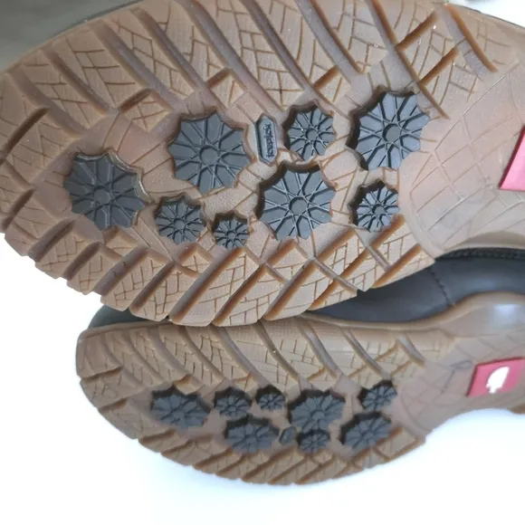 The North Face Nuptse Purna Brown Suede Waterproof Insulated Boots, Size 7.5