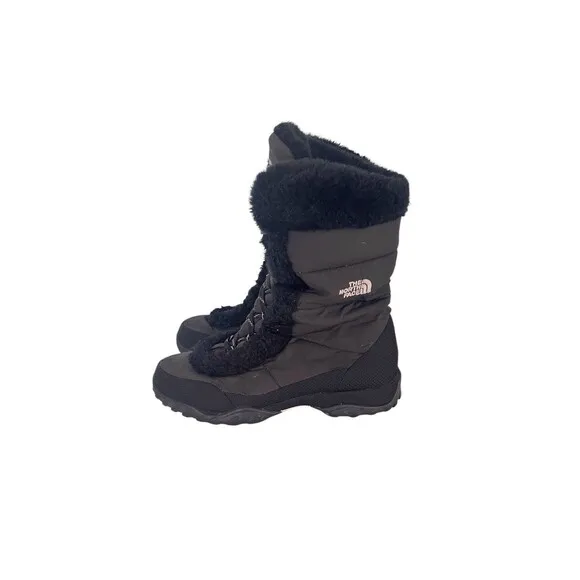 The North Face Nuptse Womens Size 7.5 Goose Down Puffer Winter Grip MidCalf Boot