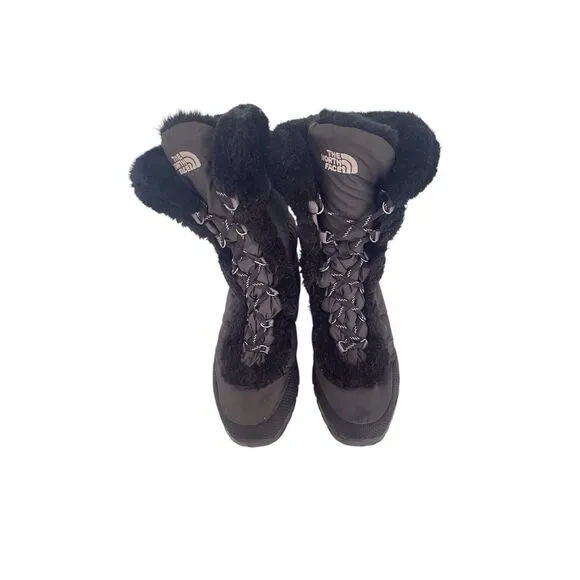 The North Face Nuptse Womens Size 7.5 Goose Down Puffer Winter Grip MidCalf Boot