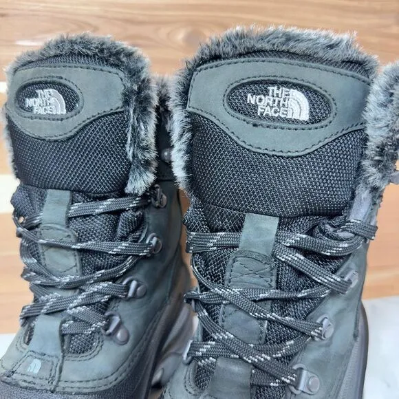 The North Face Women's Winter Snow Boots Waterproof Faux Fur Lined Womens Size 6