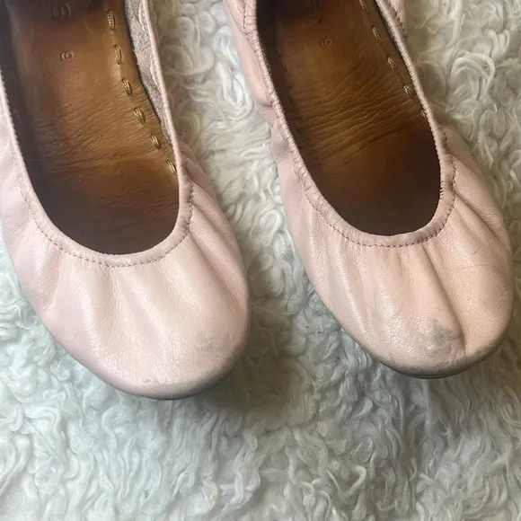 Tieks ballet flats blush pink size 9