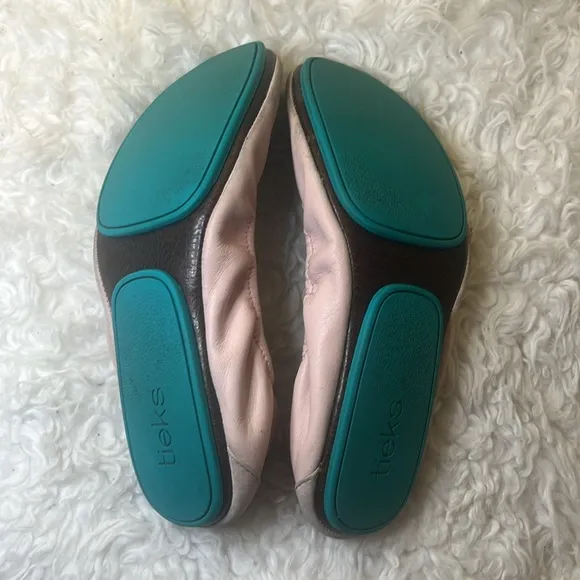 Tieks ballet flats blush pink size 9