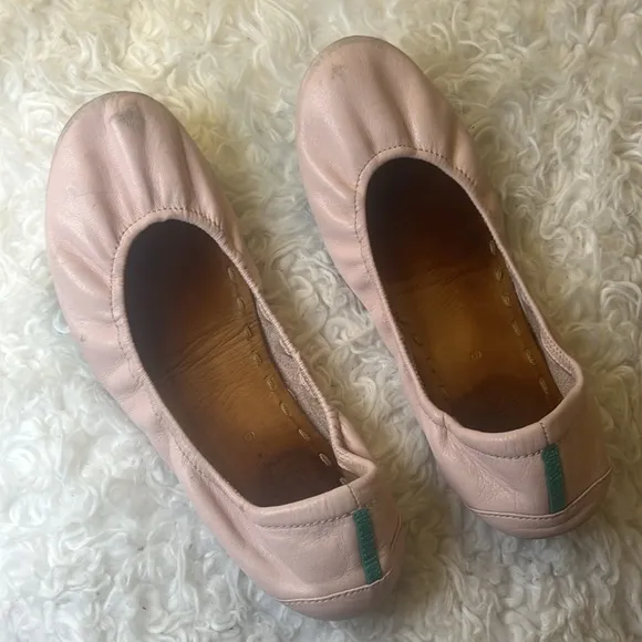Tieks ballet flats blush pink size 9