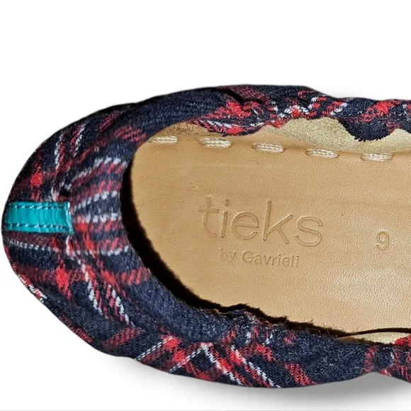 Tieks by Gavrieli Heritage Plaid Leather Ballet Flats