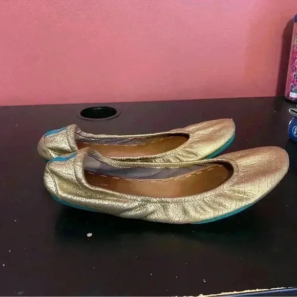 Tieks Rose Gold Ballet Flats