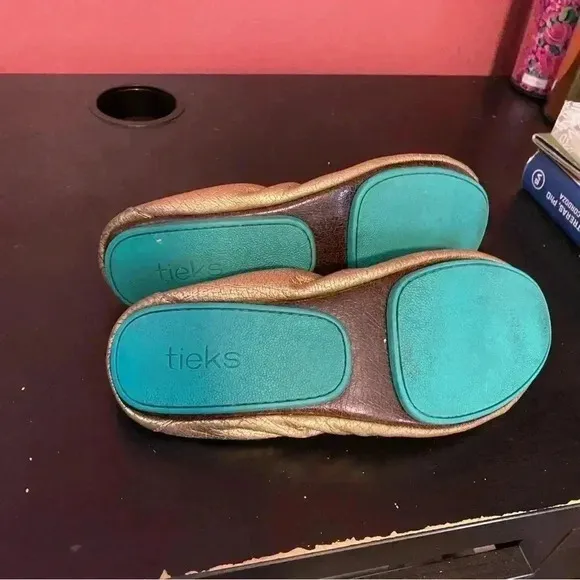 Tieks Rose Gold Ballet Flats