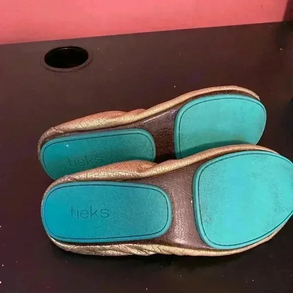 Tieks Rose Gold Ballet Flats
