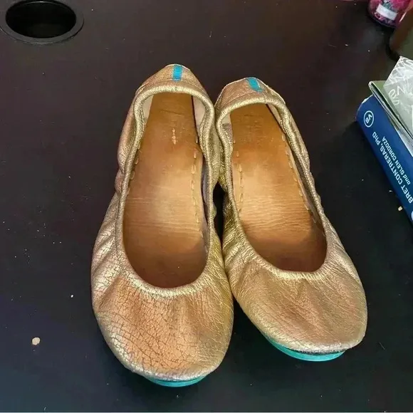 Tieks Rose Gold Ballet Flats