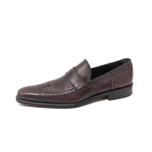 To Boot New York Adam Derrick Mens 10 Loafers Brown Leather Dress Shoes