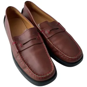 TOD'S Cognac Classic Penny Loafers Women's Size US 7