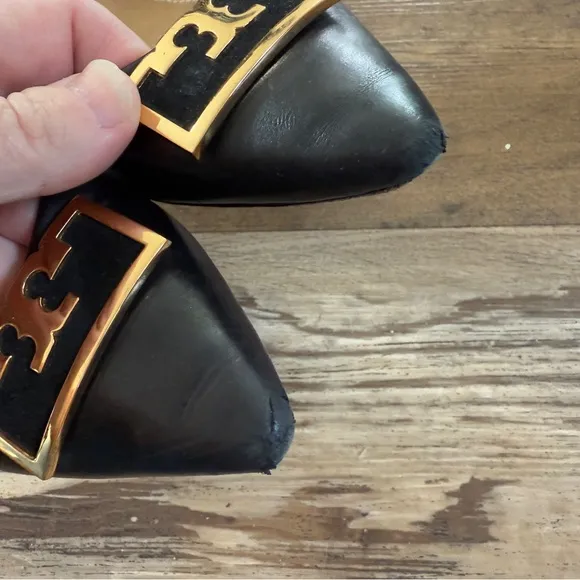 Tory Burch black Gigi pointed flats 7