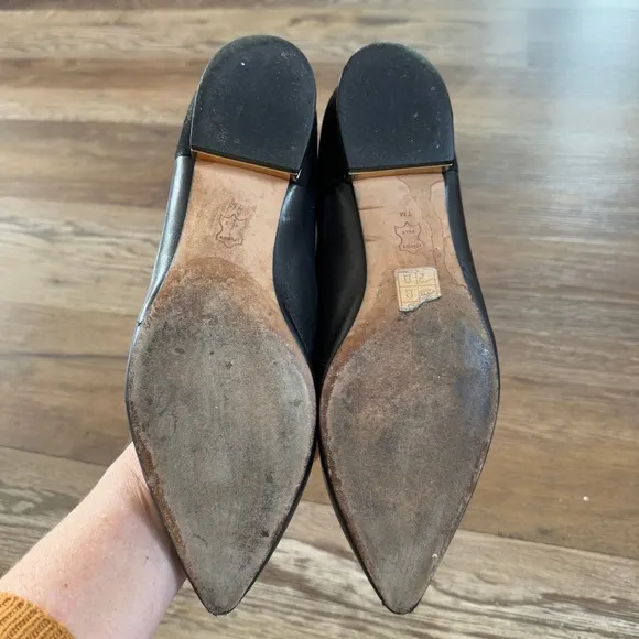 Tory Burch black Gigi pointed flats 7