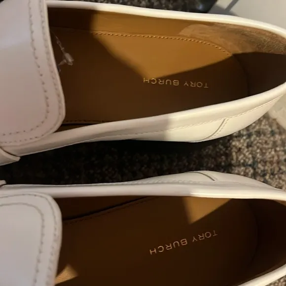 Tory Burch Everly Mini Platform Chunky Signature Logo Flat Loafer Shoe size 11