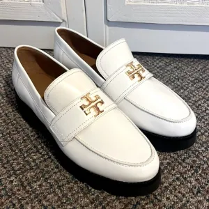 Tory Burch Everly Mini Platform Chunky Signature Logo Flat Loafer Shoe size 11