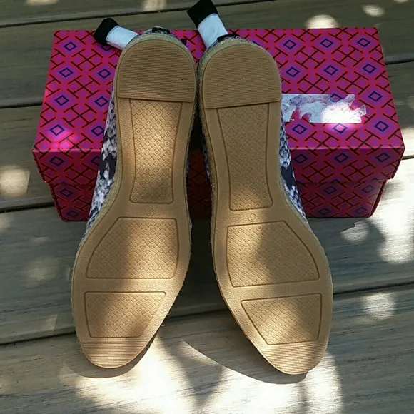 Tory Burch Heather Wedge Espadrilles - NWB