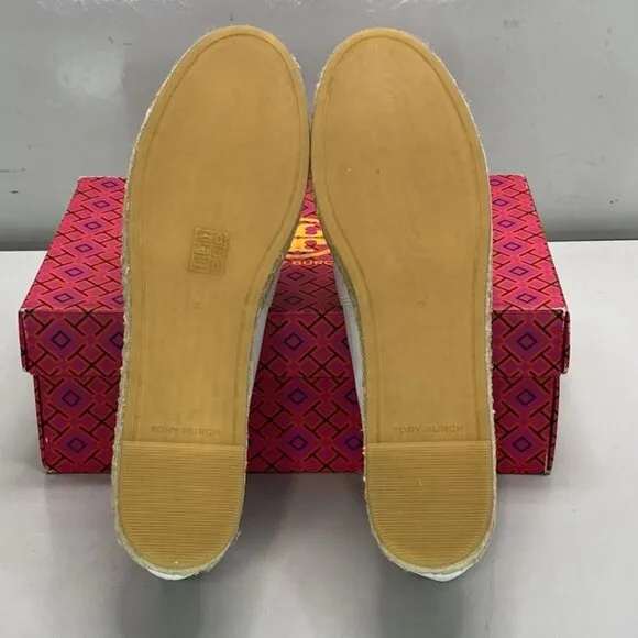 Tory Burch Ines Platform Espadrilles – Women’s Size 12 – Gardenia – New With Box