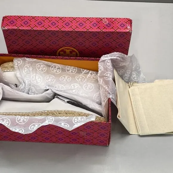 Tory Burch Ines Platform Espadrilles – Women’s Size 12 – Gardenia – New With Box