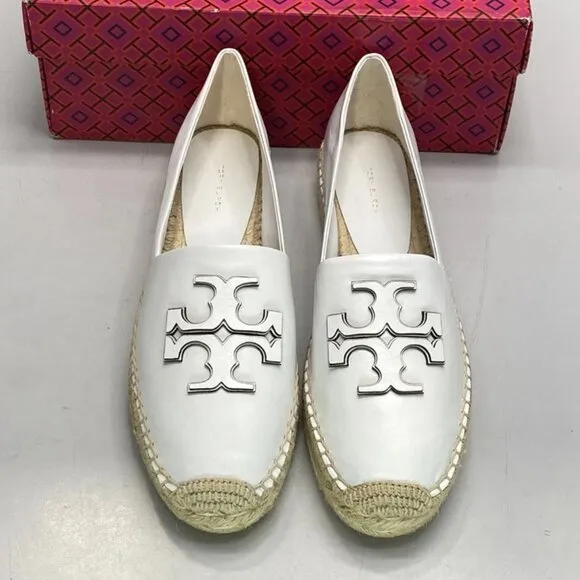 Tory Burch Ines Platform Espadrilles – Women’s Size 12 – Gardenia – New With Box