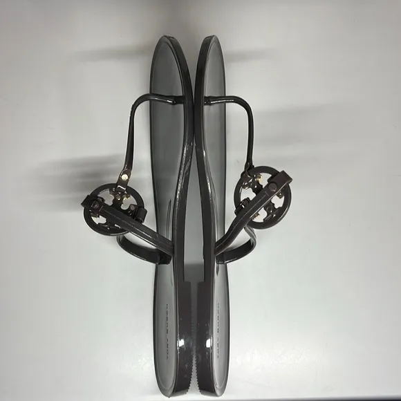 Tory Burch Mini Miller Jelly Thong BlackSandal Women's Size 10 M