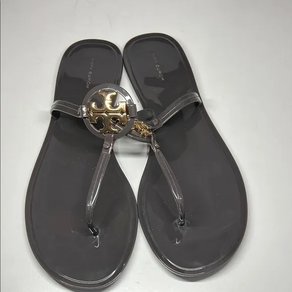 Tory Burch Mini Miller Jelly Thong BlackSandal Women's Size 10 M