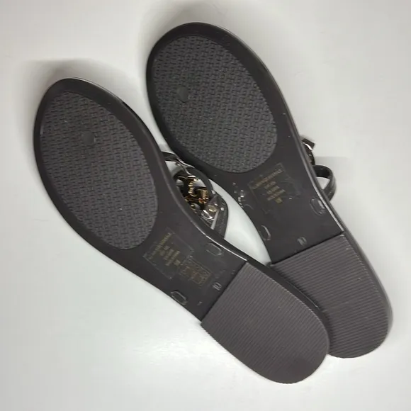Tory Burch Mini Miller Jelly Thong BlackSandal Women's Size 10 M