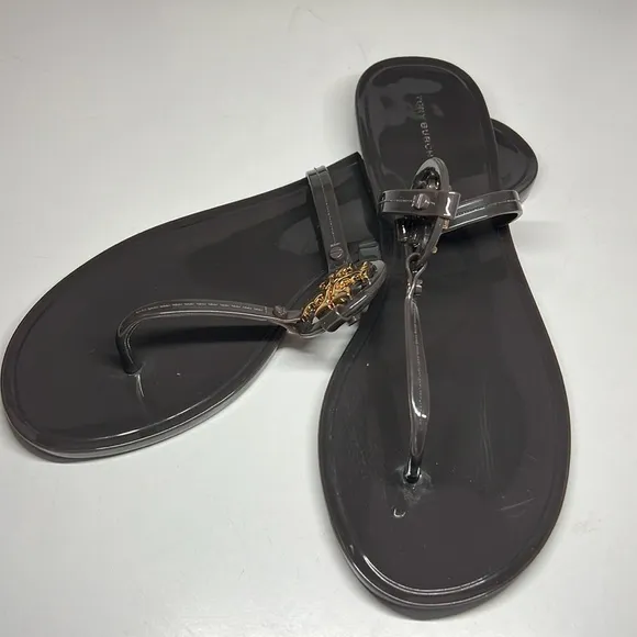 Tory Burch Mini Miller Jelly Thong BlackSandal Women's Size 10 M