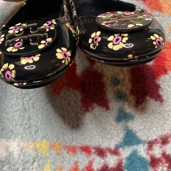 Tory Burch Minnie floral ballet flats