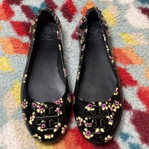 Tory Burch Minnie floral ballet flats