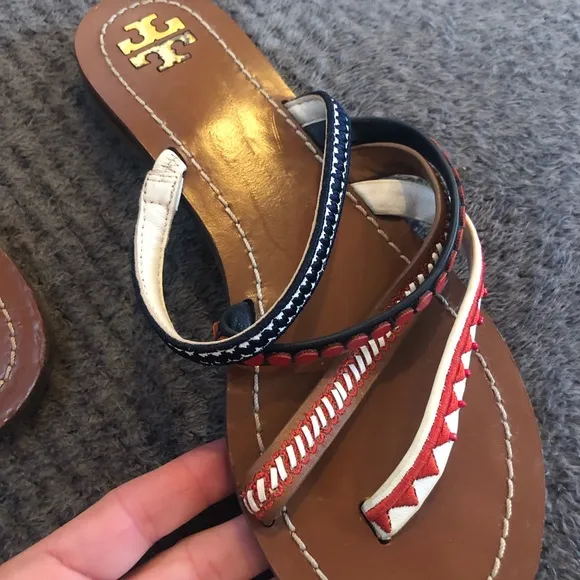 Tory Burch Multicolor Strappy Sandals