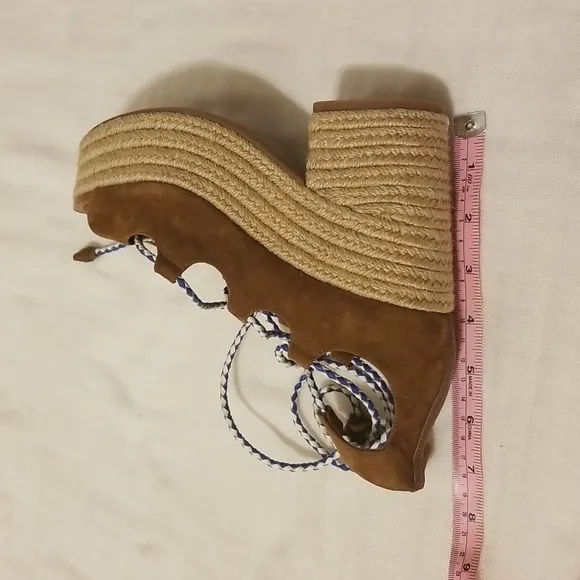 Tory  burch pasitano lace up platform espadrilles