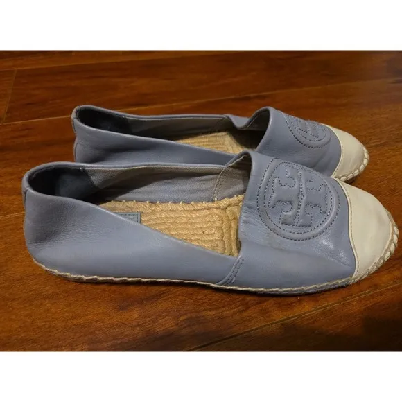 TORY BURCH PLATFORM‎ LEATHER ESPADRILLE SIZE 6