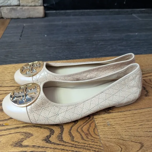 Tory Burch Tan Ballet Flats