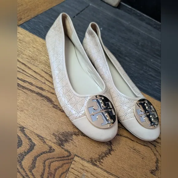 Tory Burch Tan Ballet Flats