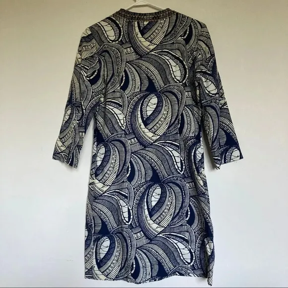 TORY BURCH Tunic Dress Embellished Sz 4