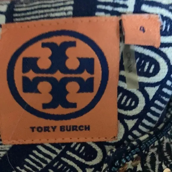 TORY BURCH Tunic Dress Embellished Sz 4