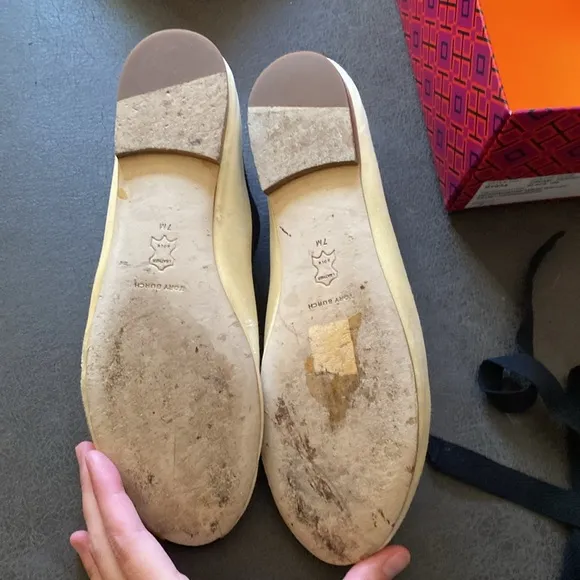 Tory Burch wrap ballet flats