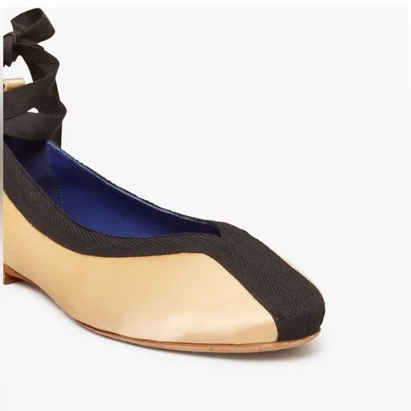 Tory Burch wrap ballet flats
