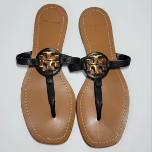 Tory BurchT-Mini Miller  Leather Thong flat sandals/ 6.5