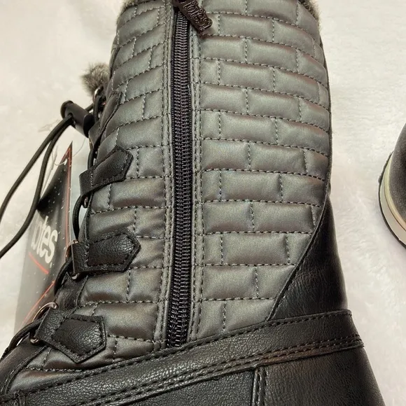 Totes Adventure Gear Snow Boots Thermolite in Black NWT Size 6
