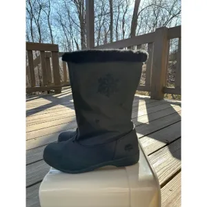 Totes Snow Boots Winter Faux Fur Lined Black Boots Woman's‎  Size 8M