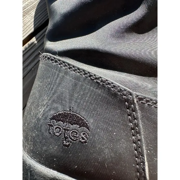 Totes Snow Boots Winter Faux Fur Lined Black Boots Woman's‎  Size 8M