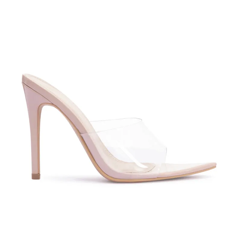 Transparent Heeled Sandals Mysoft