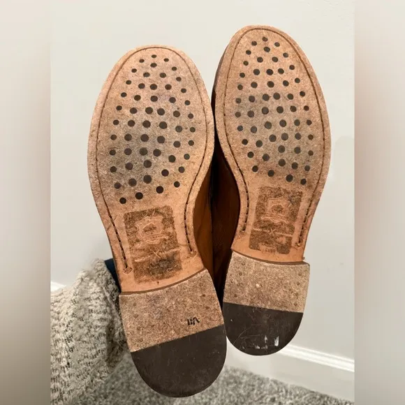 Trask Men's Brown Leather Penny Loafers size 10
