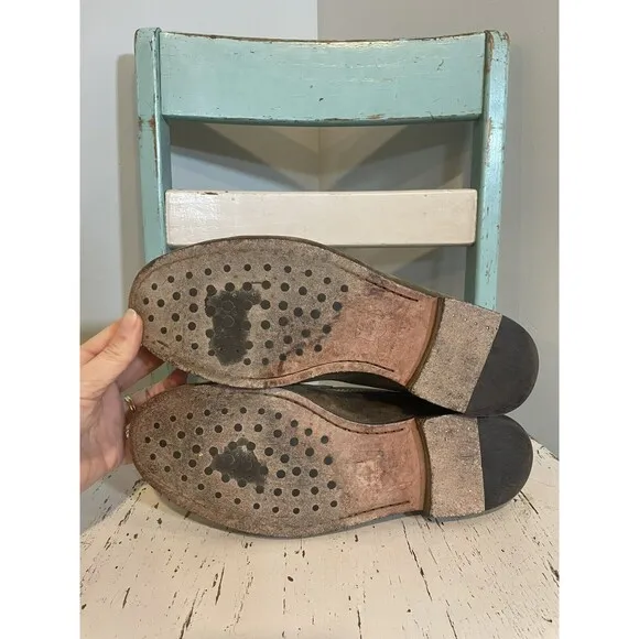 Trask Sawyer Loafers Size 9 Light Brown Slip-on 30-0855 Men’s Leather Knot